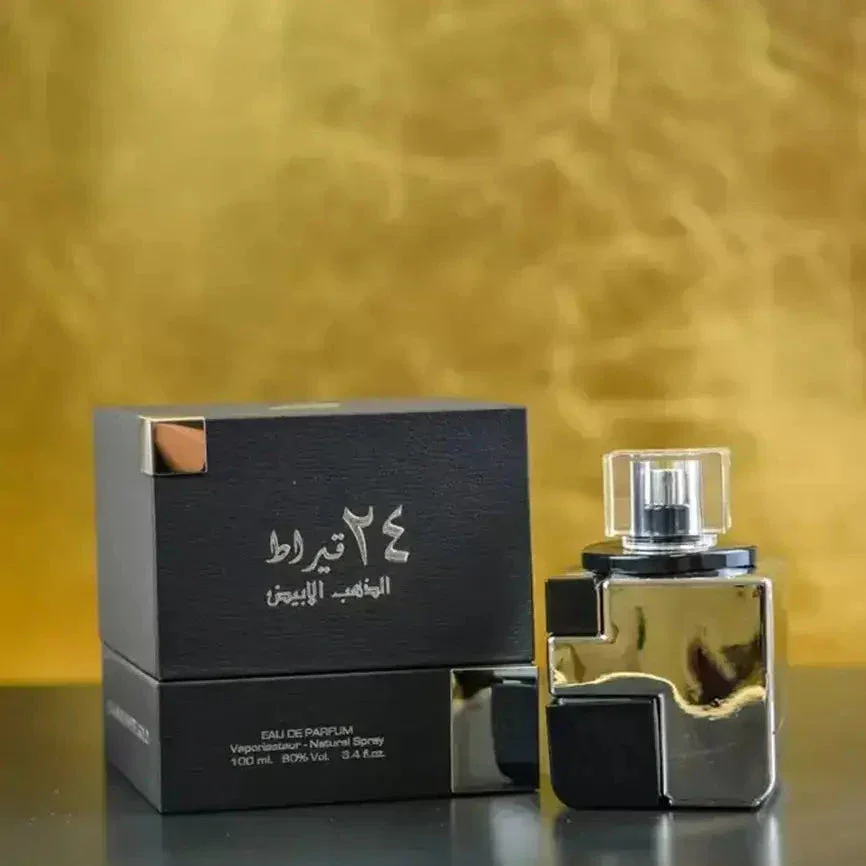 24 Carat White Gold Eau de Parfum 100ml Lattafa