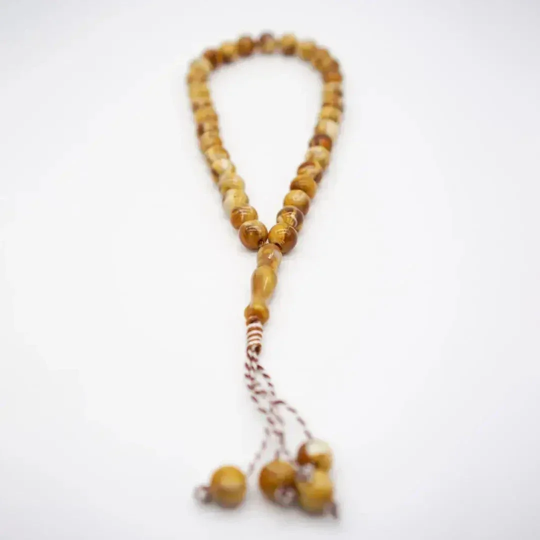 33-Beads Pearl Tasbeeh Golden - Image 5