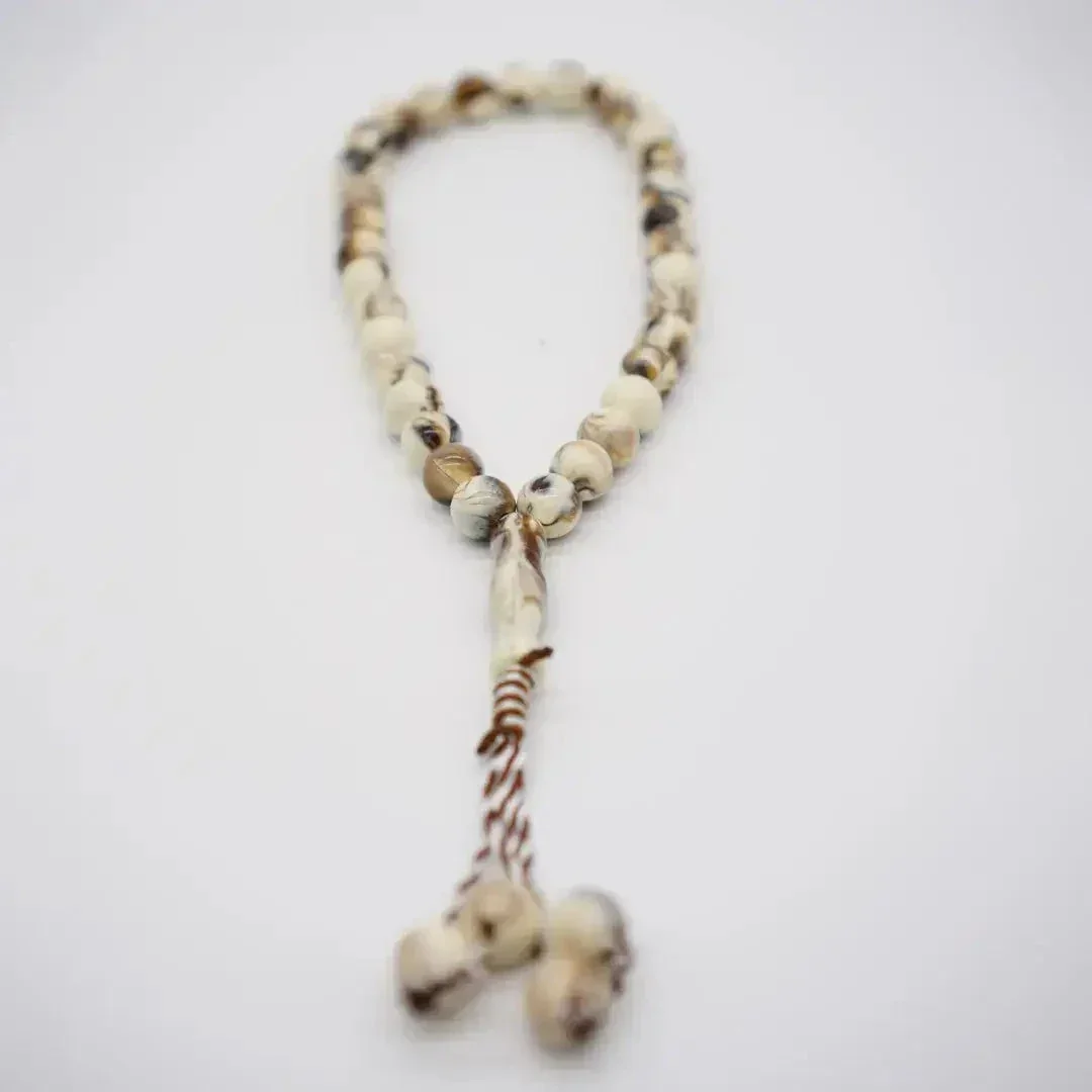 33-Beads Pearl Tasbeeh off white - Image 4