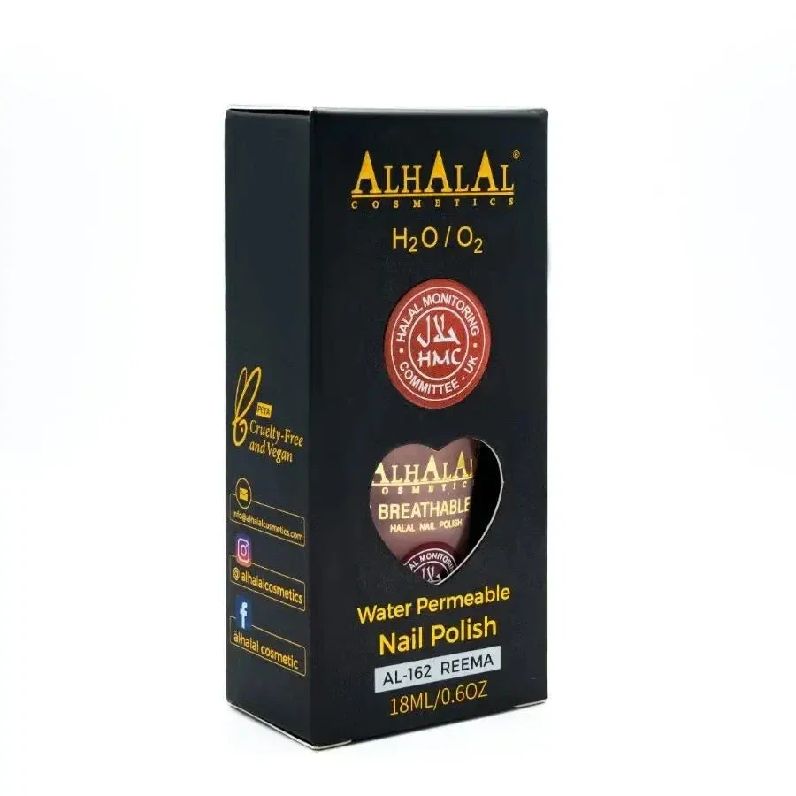 Breathable Nail Polish – AL-162 Reema (Halal) - Image 4