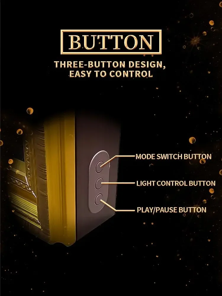 Creative LED Mural Wall Light Quran Speaker - Large Size - Image 5