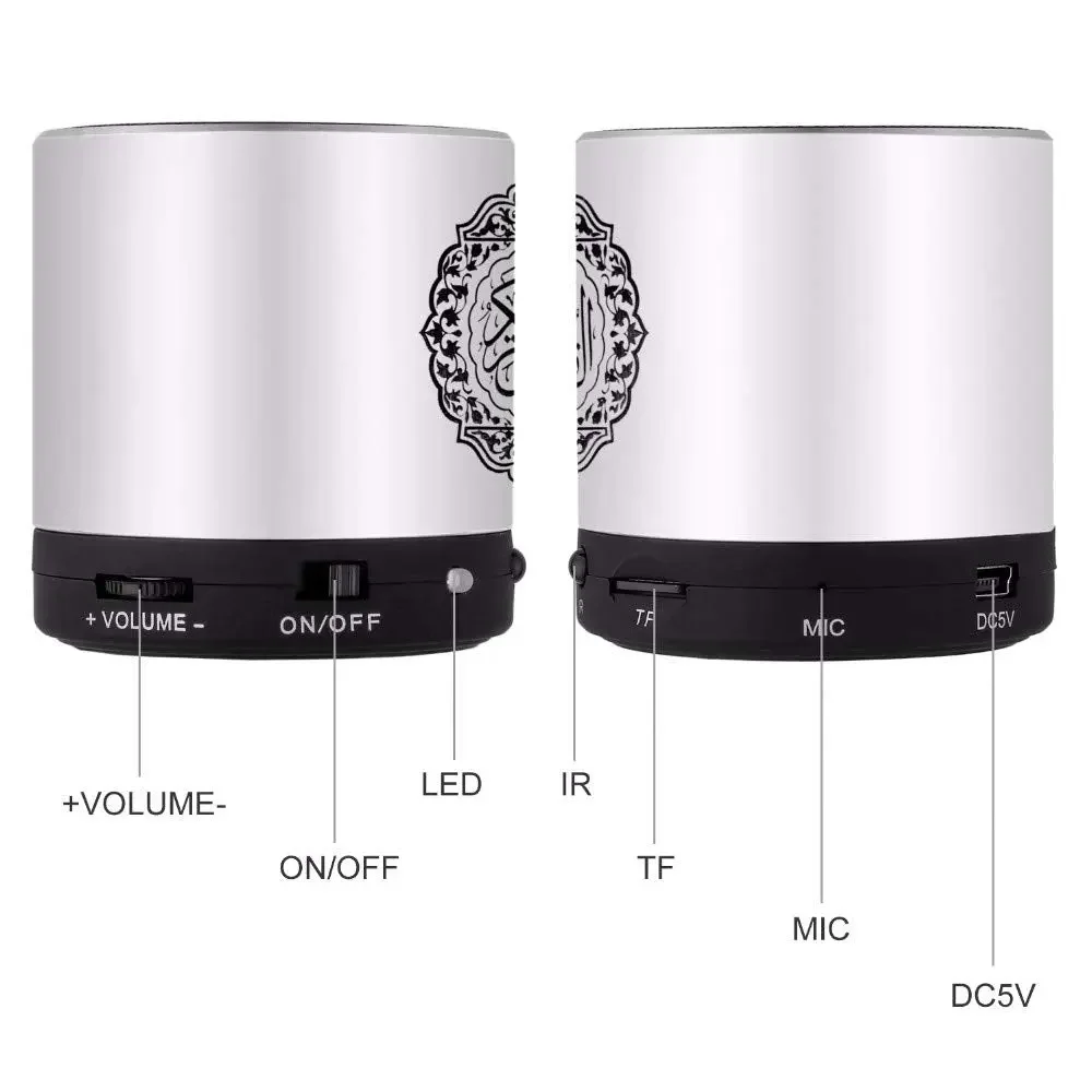 Digital Quran Speaker With Remote and Bluetooth - Image 9