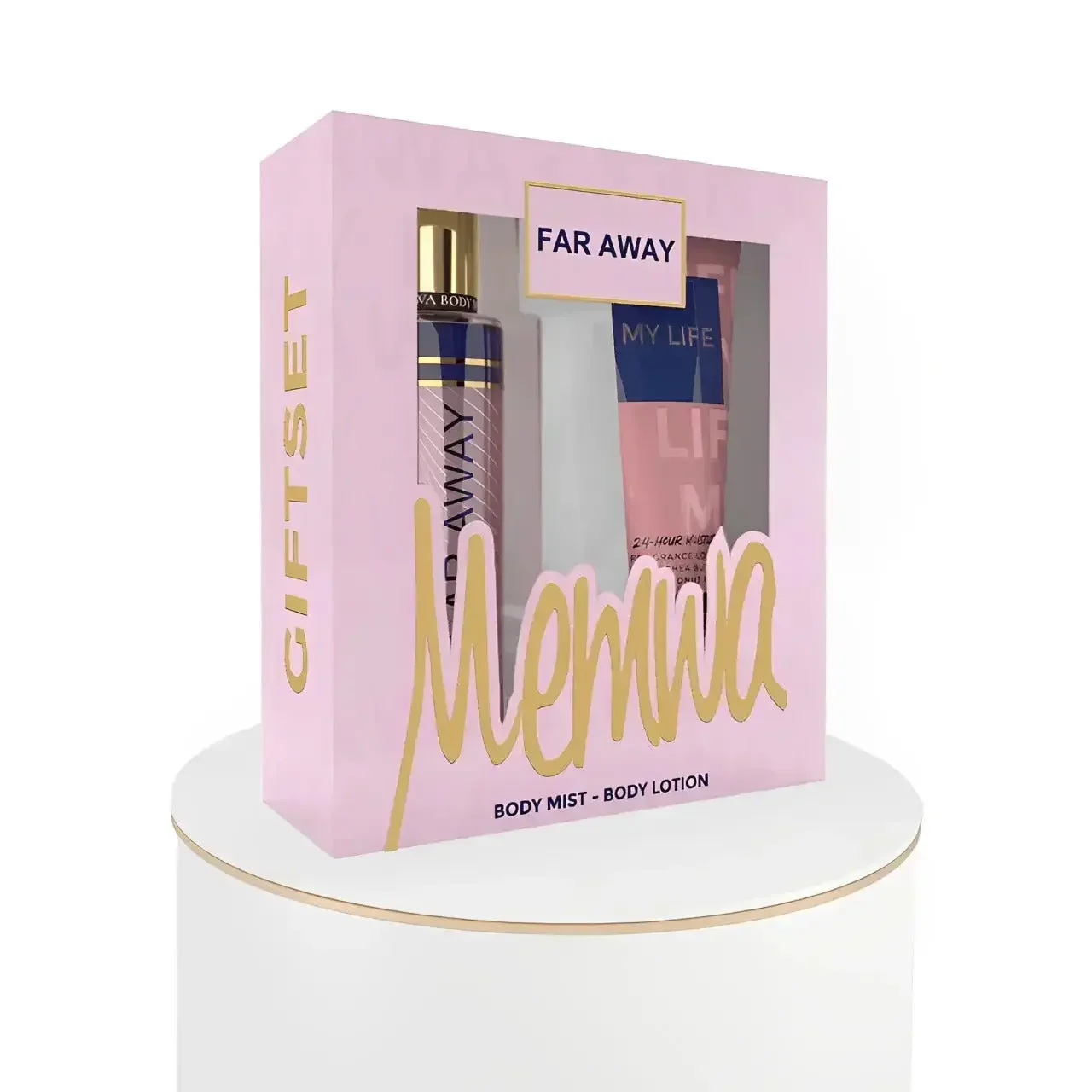 Far Away Gift Set by Memwa Gulf Orchid