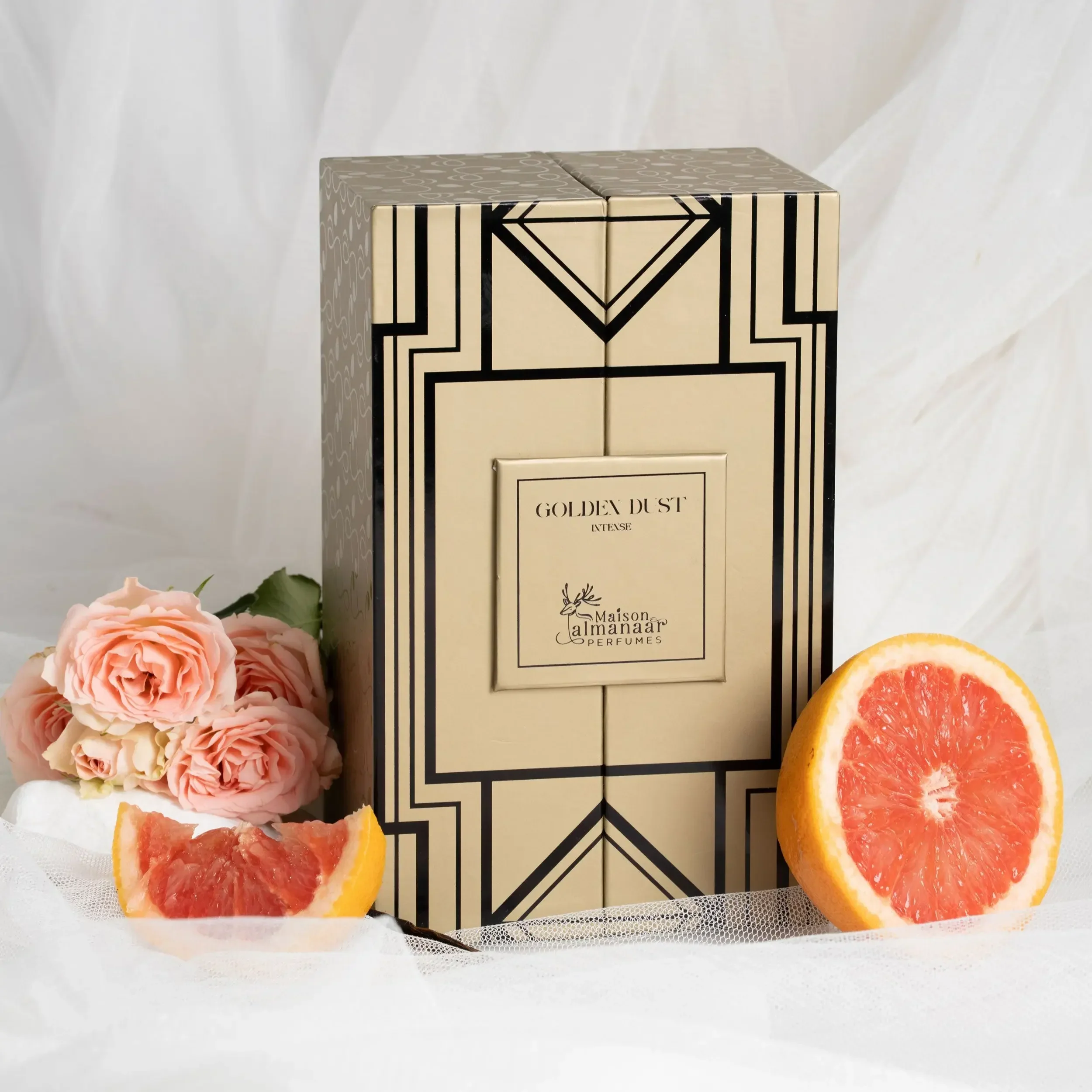 Golden Dust Intense Extrait De Parfum 90ml by Maison Almanaar - Image 5