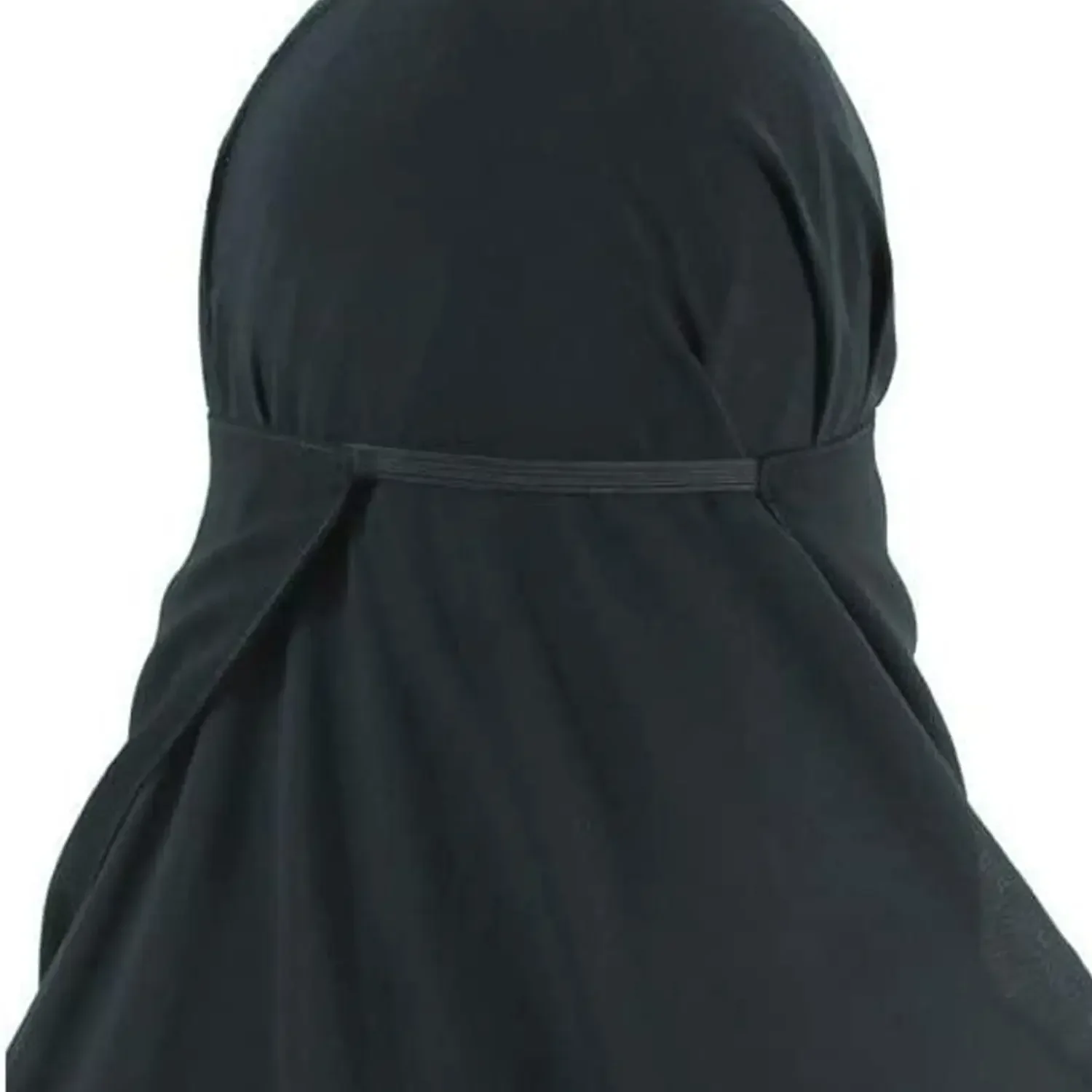 Half Niqab Black Elastic - Image 4