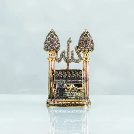 Kaaba With Allah Name & 99 Name Of Allah Gold