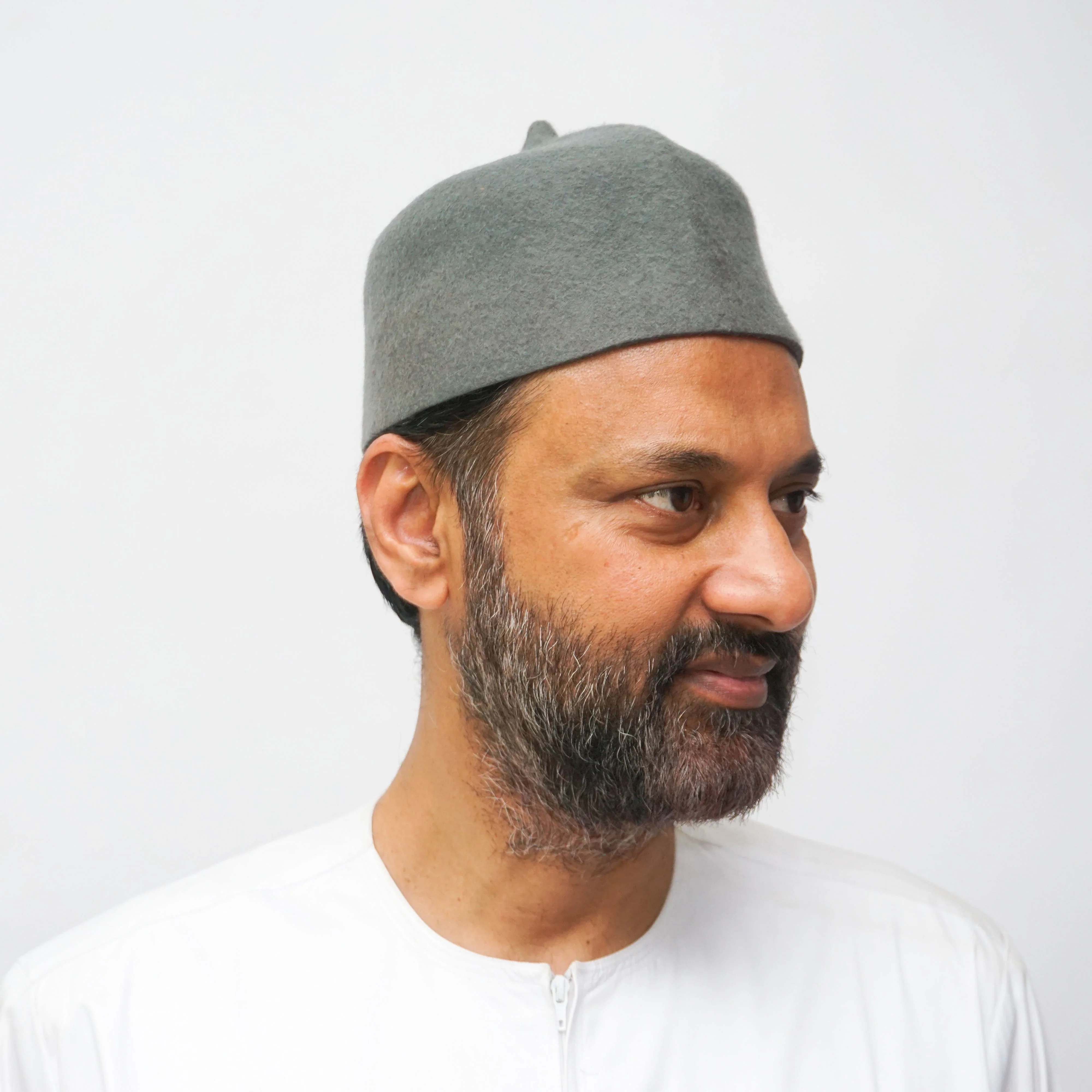 Men’s Classic Wool Beret – Grey