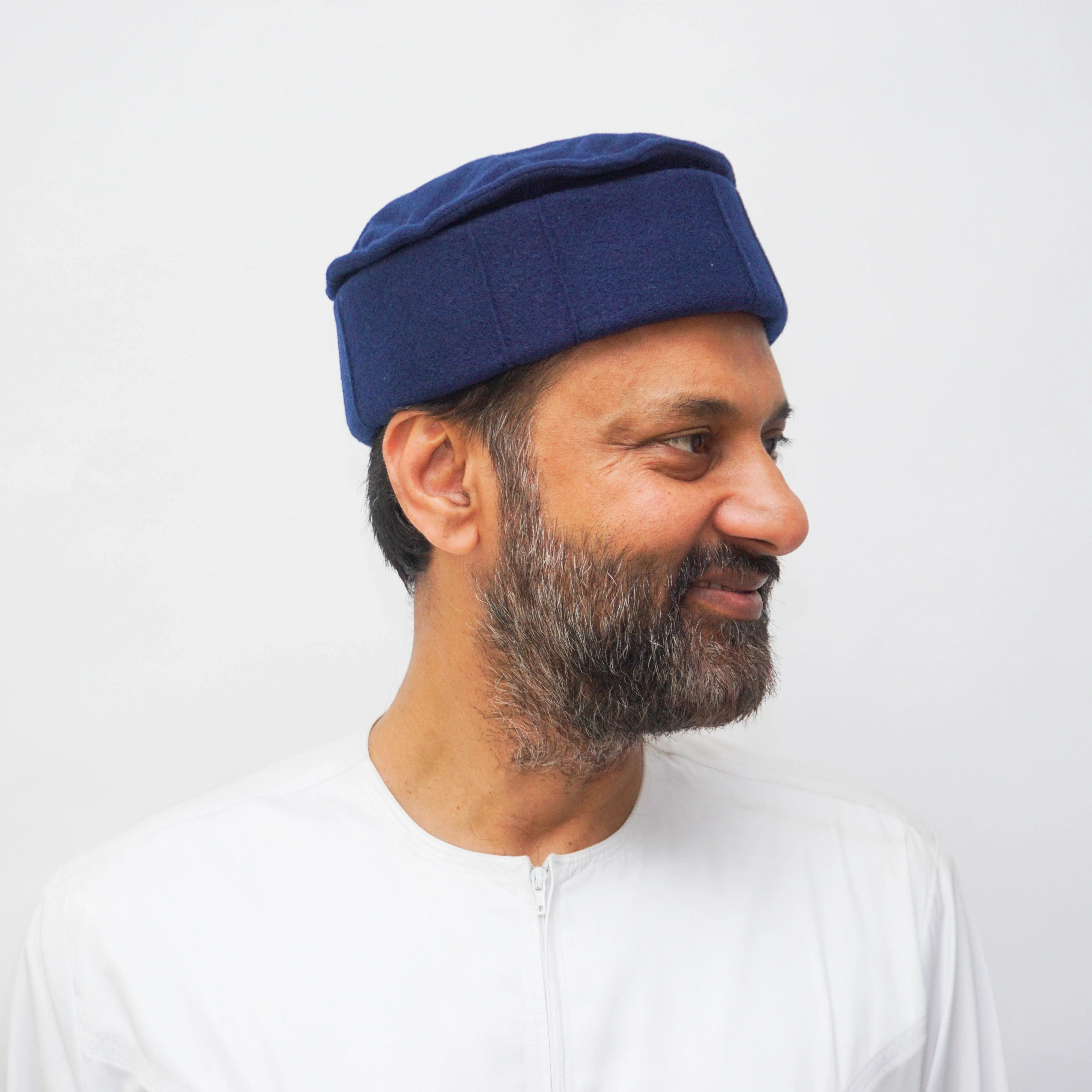Men's Traditional Peshawari Cap – Navy