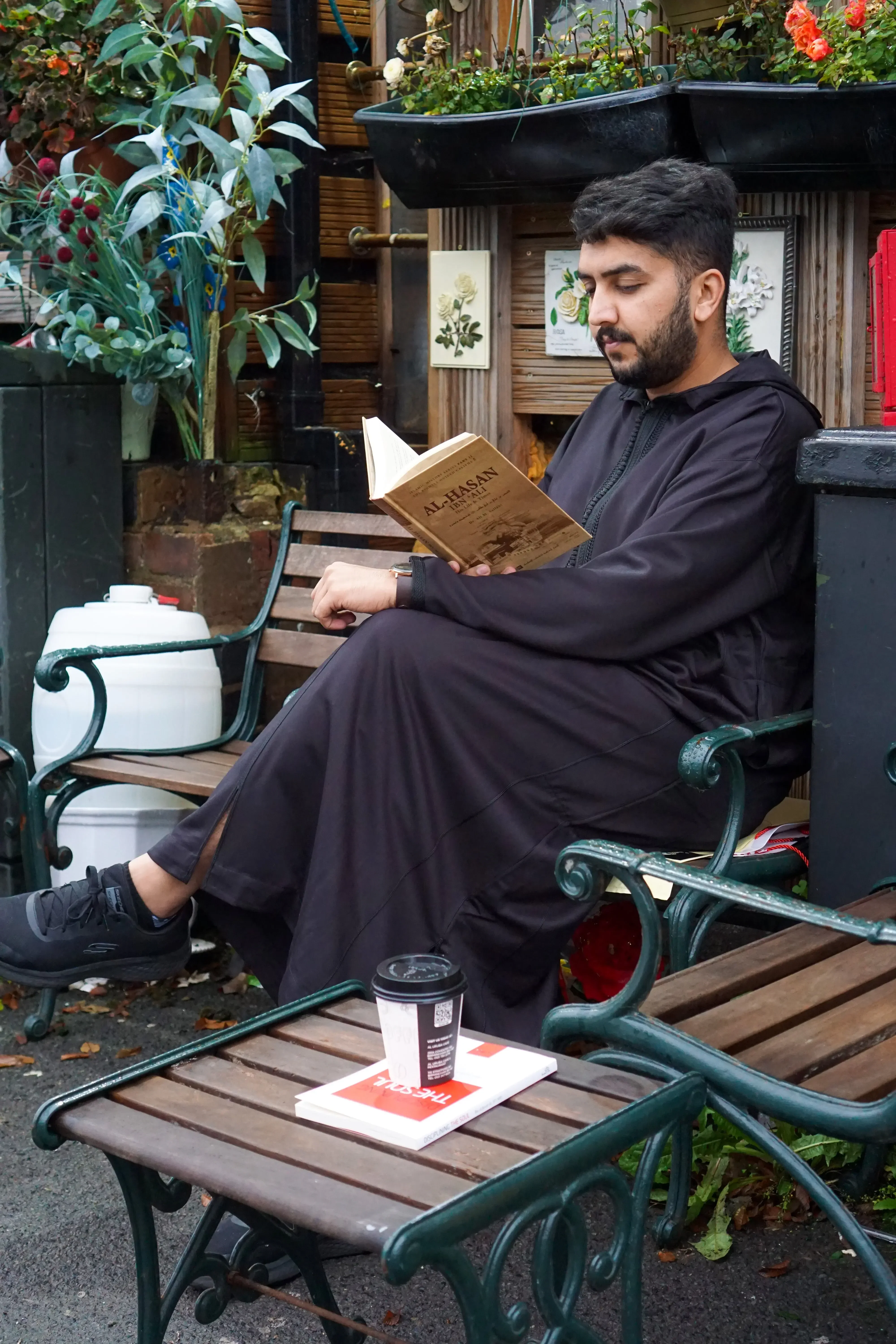 Moroccan Malifa Winter Thobe Black - Image 5