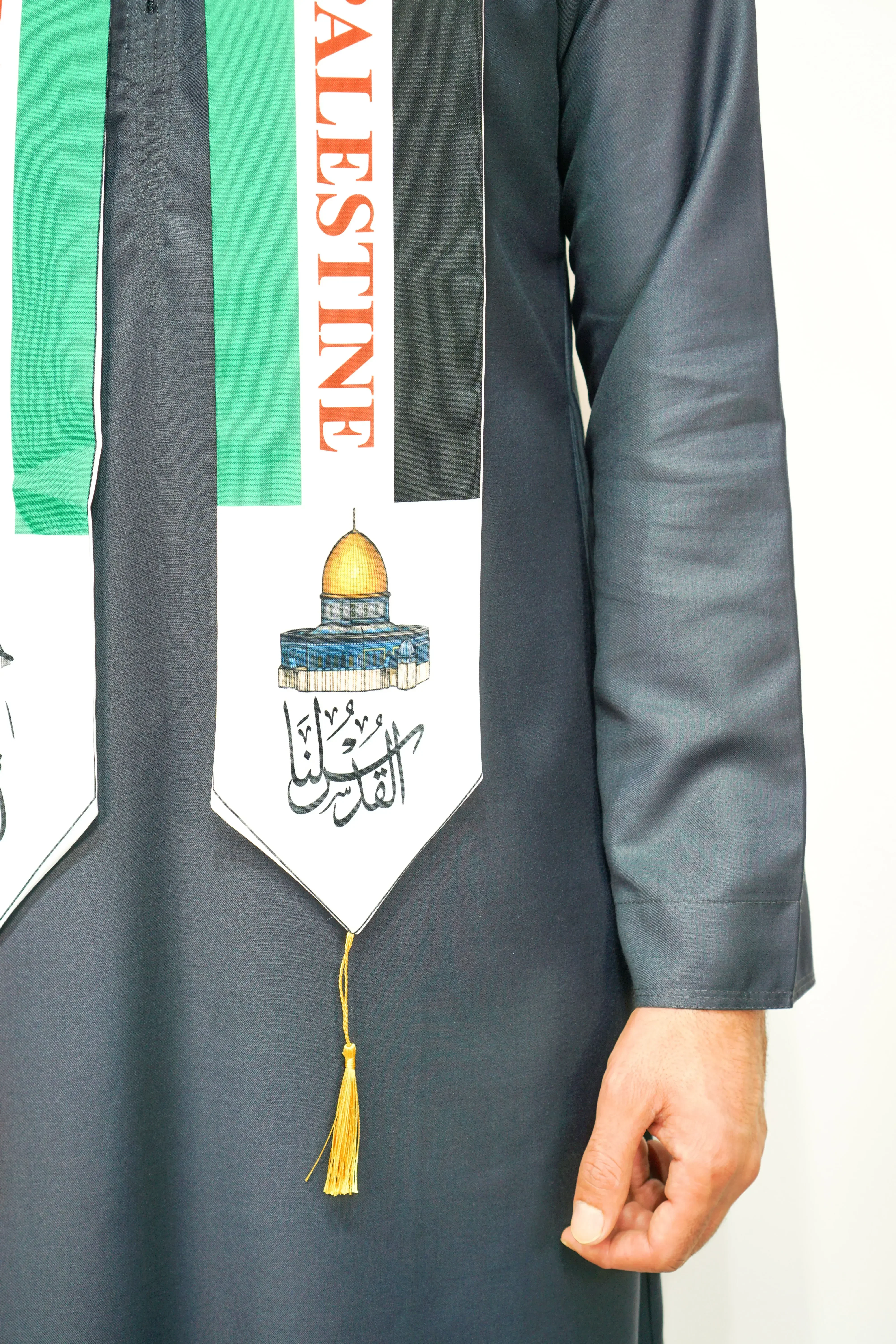 Palestine Neck Scarf Quds Cotton - Image 3