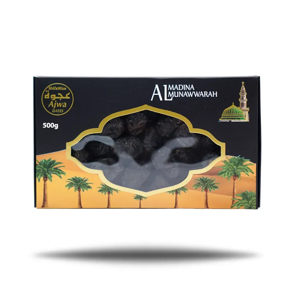 Premium Ajwa Dates From Al Madinah Al Munawwarah 500g