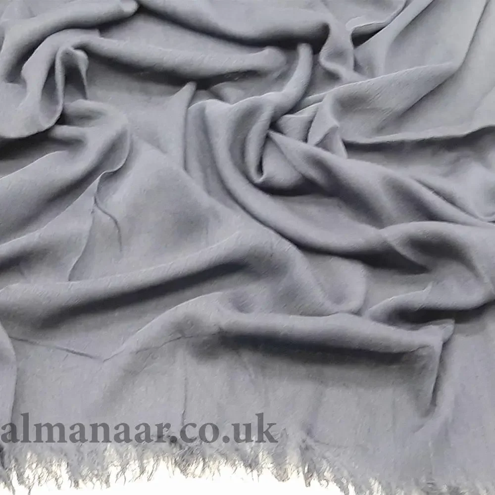 Rayon Hijab - Light Grey - Image 4