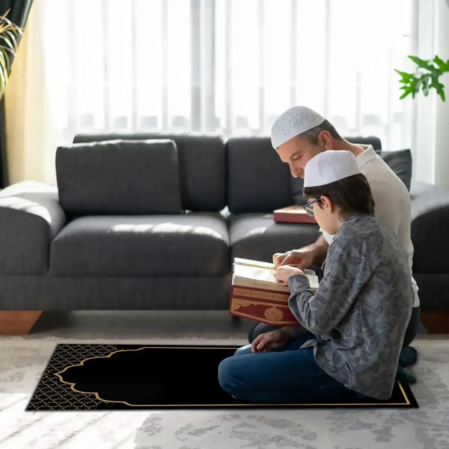 Taqwa Pocket Sized Travel Prayer Mat – Waterproof and Durable Design - Image 3
